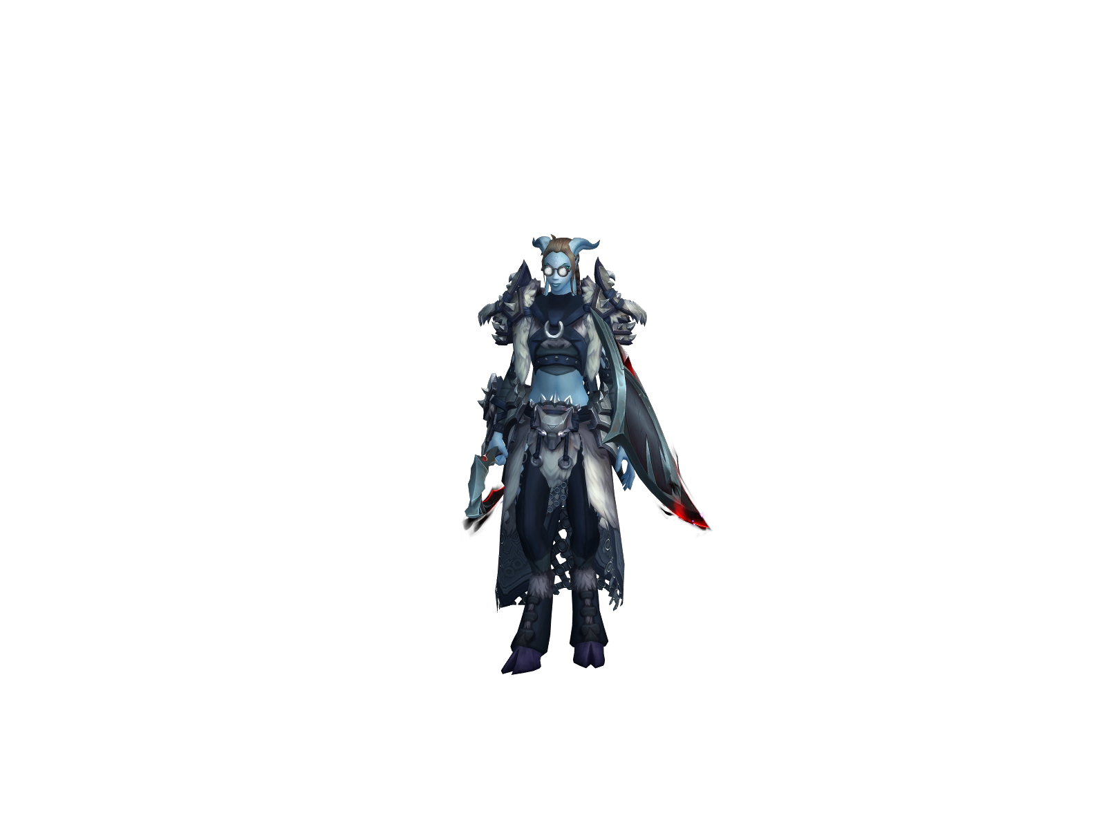 Mútè 3D character render