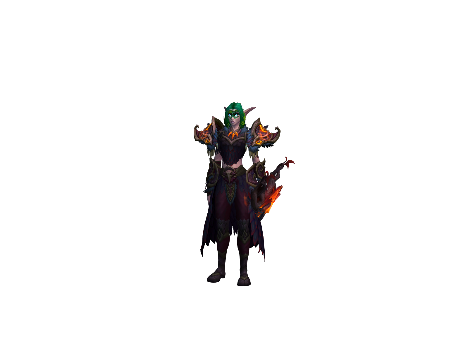 Elfgonewild 3D character render