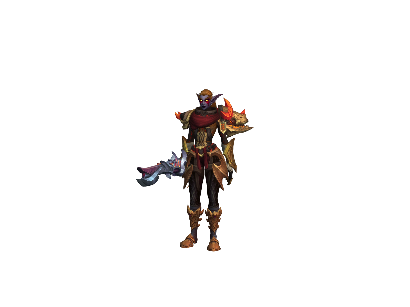 Anathras 3D character render