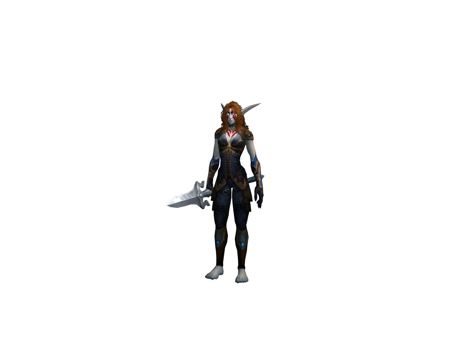 Saryh 3D character render