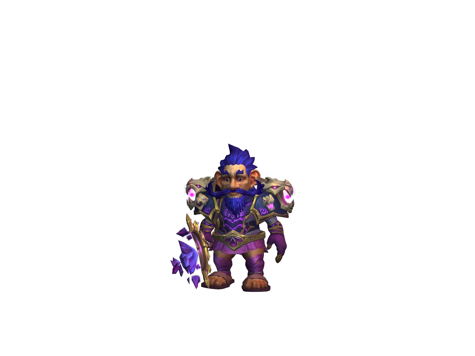 Genescallop 3D character render