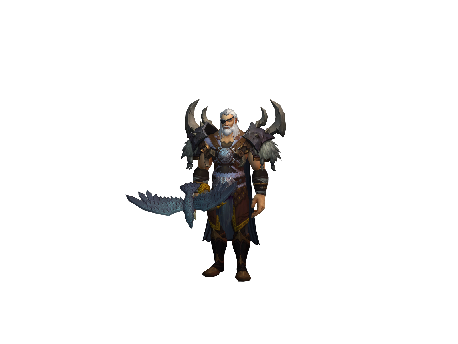 Ödín 3D character render