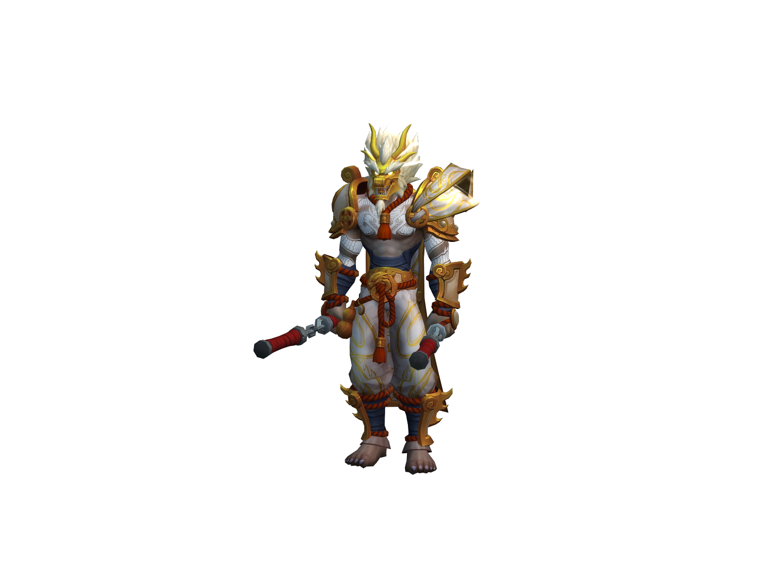 Monkvandam 3D character render