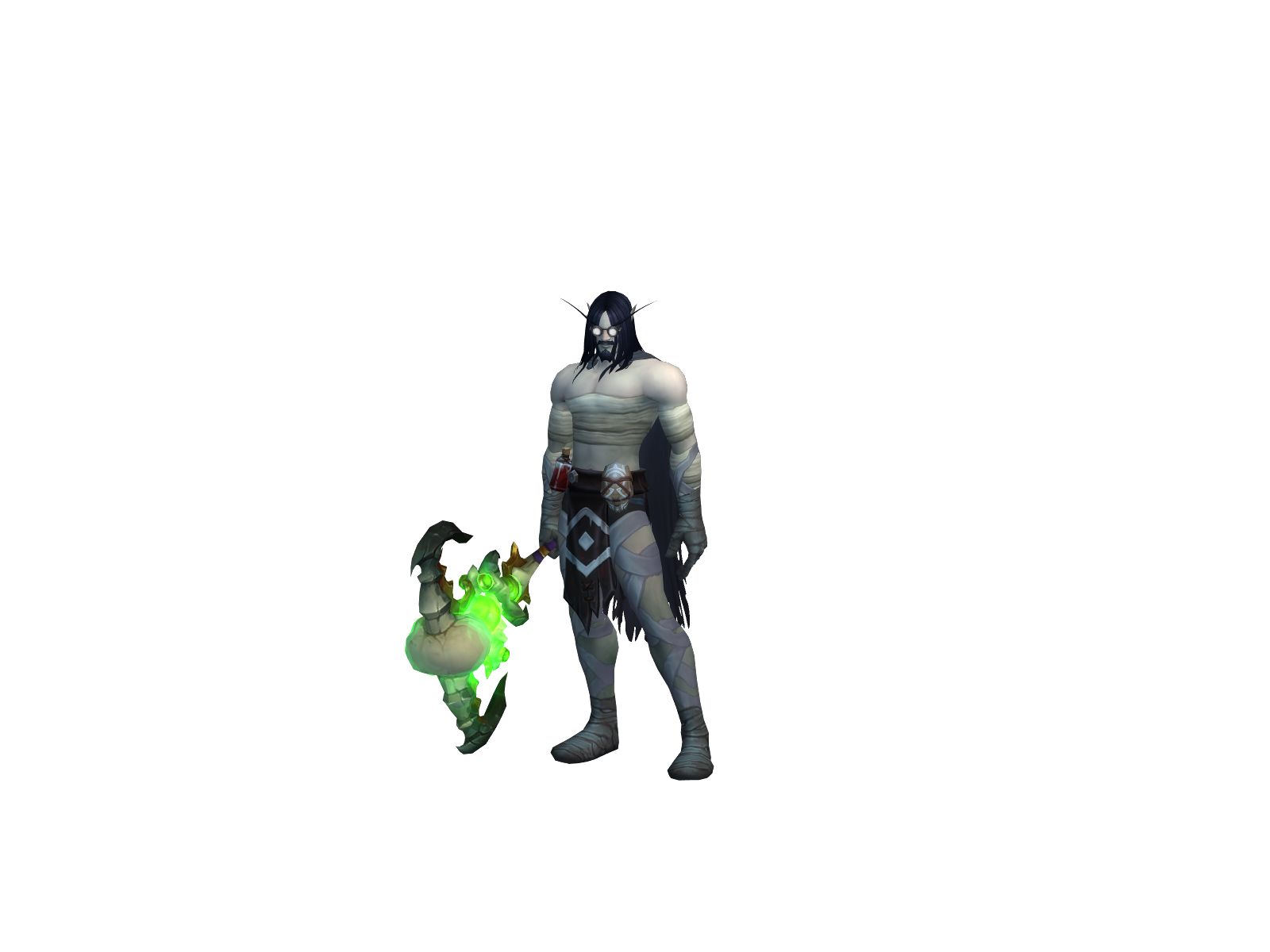 Thugging 3D character render