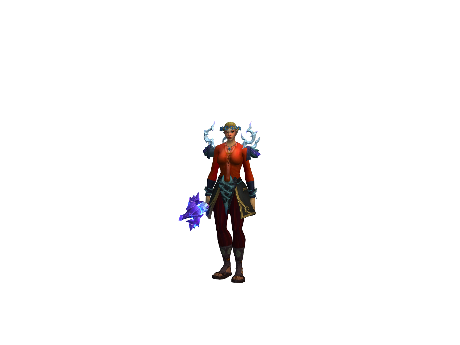 Brihannax 3D character render