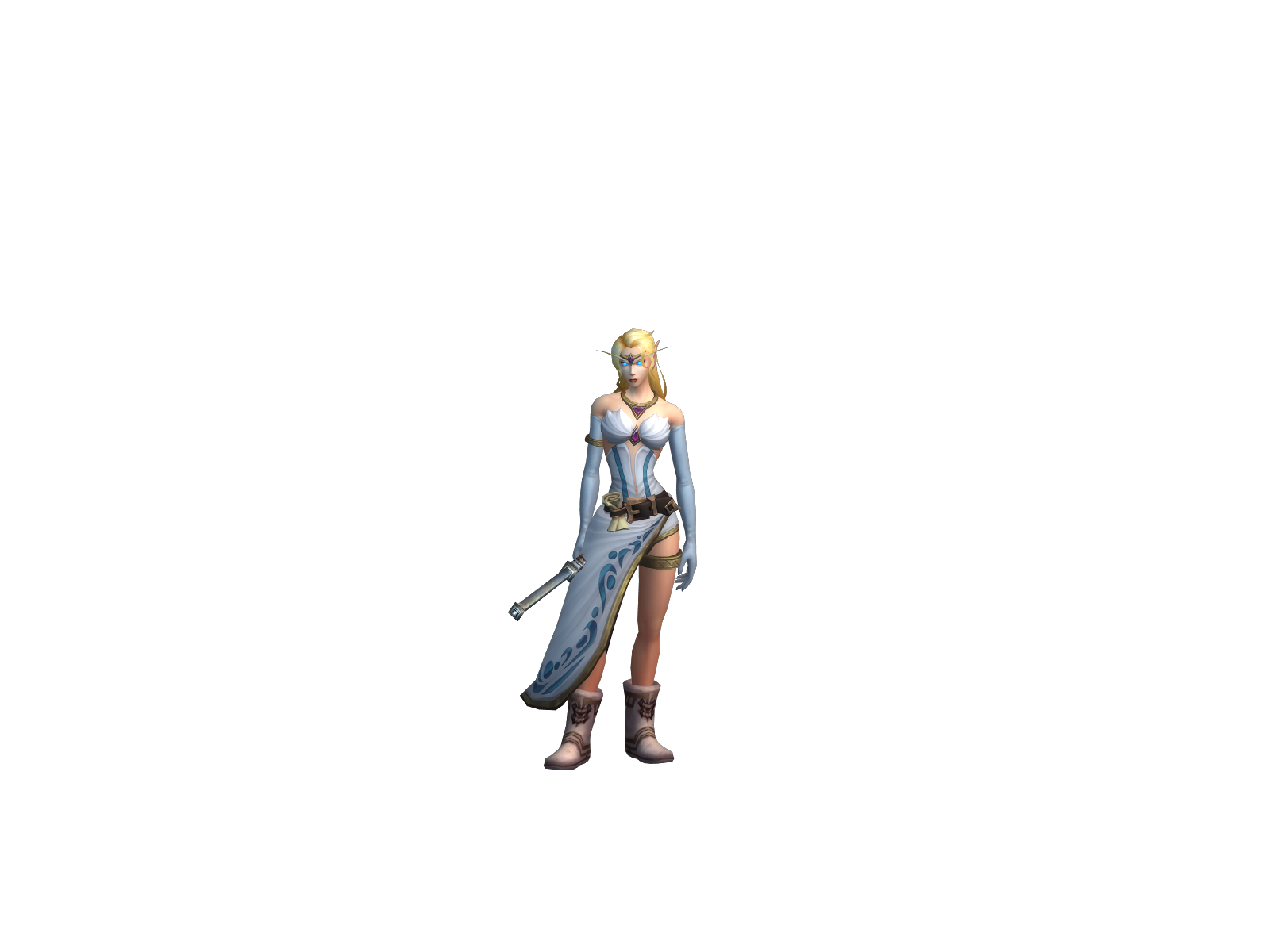 Ninielly 3D character render