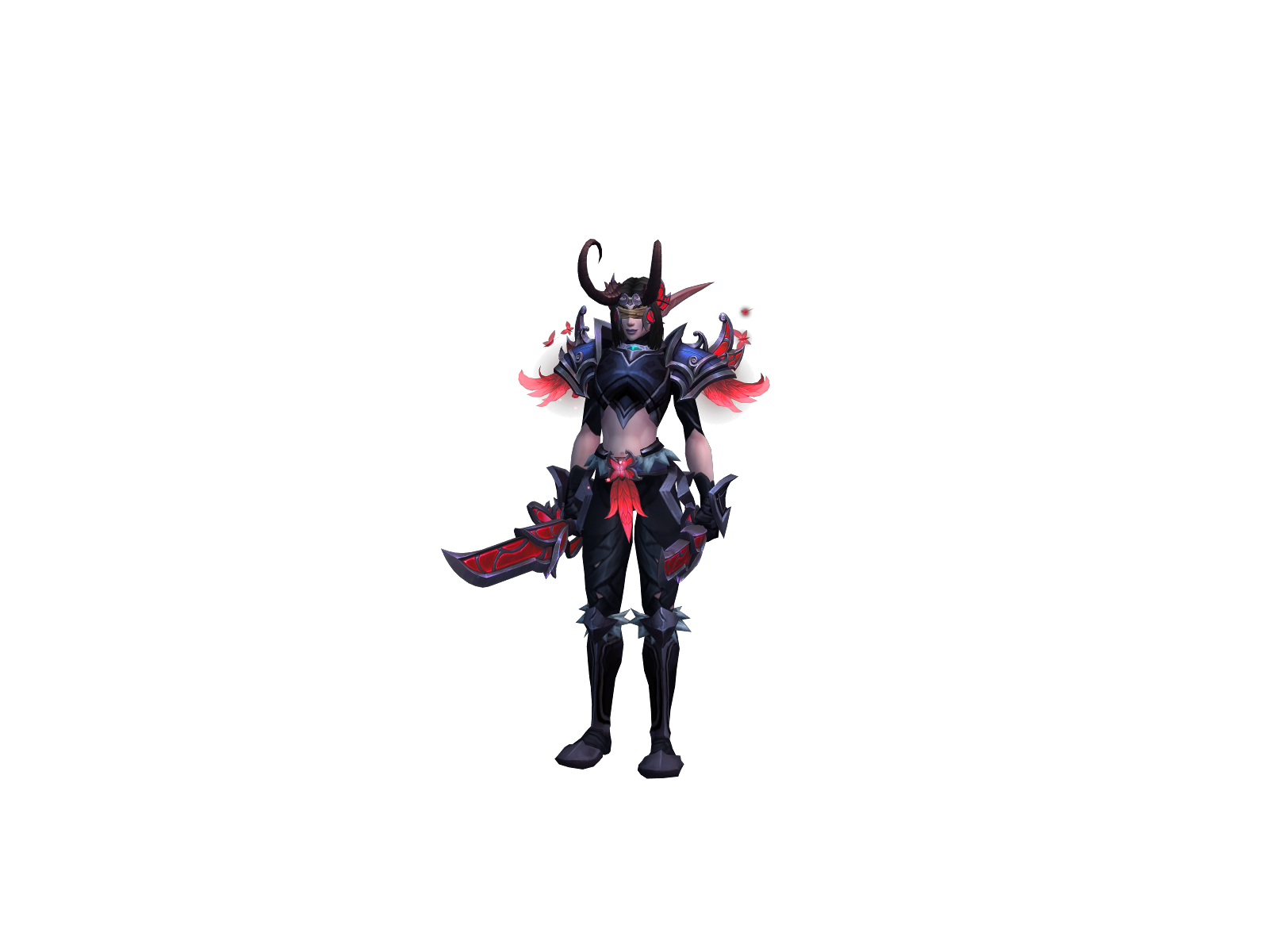 Azurepine 3D character render