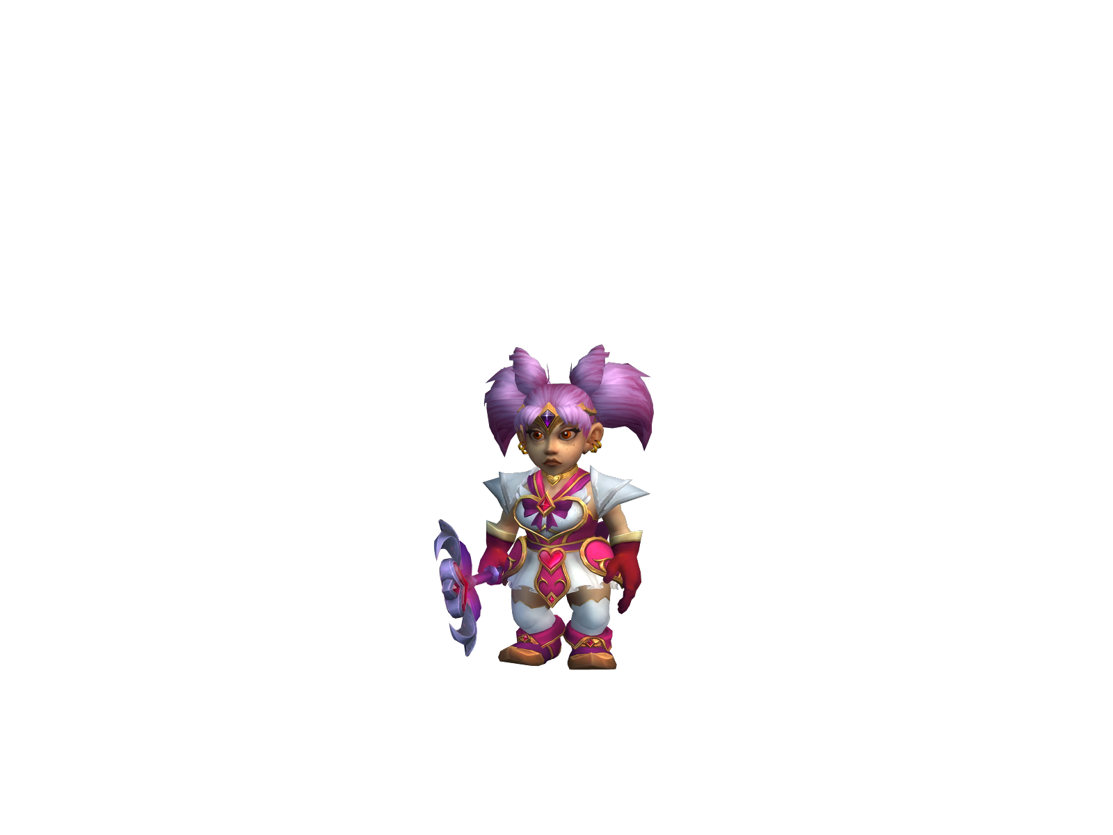 Druescilla 3D character render