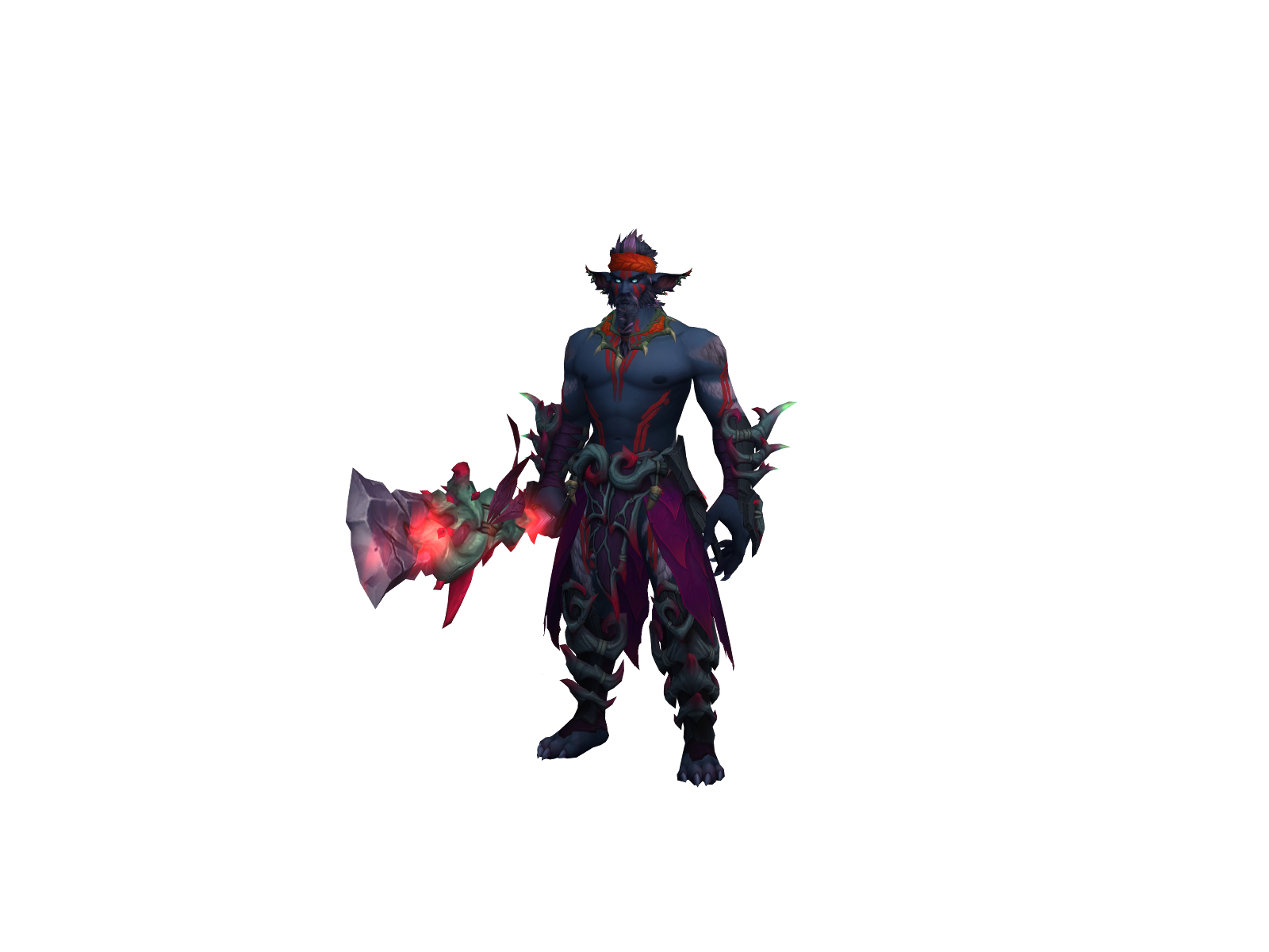 Pairapé 3D character render