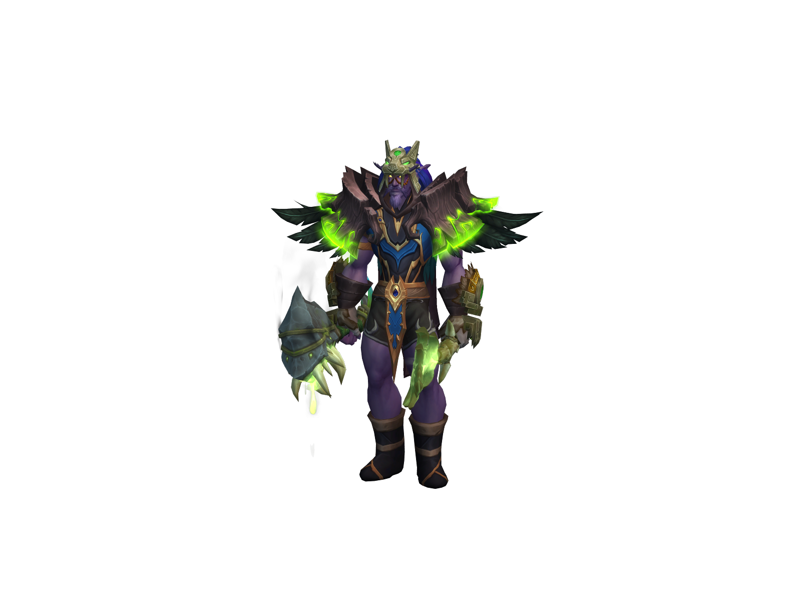 Baldmaxing 3D character render