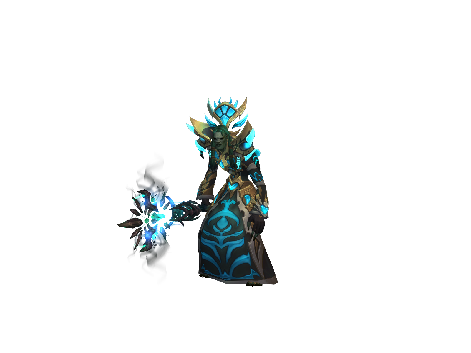 Protomolecue 3D character render