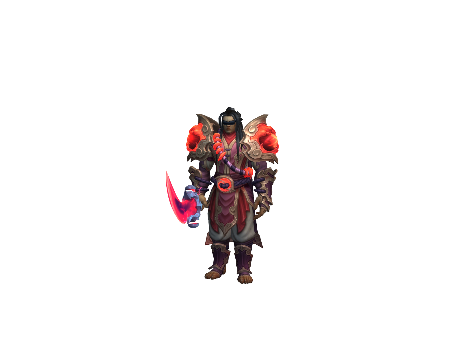 Hazardmonk 3D character render