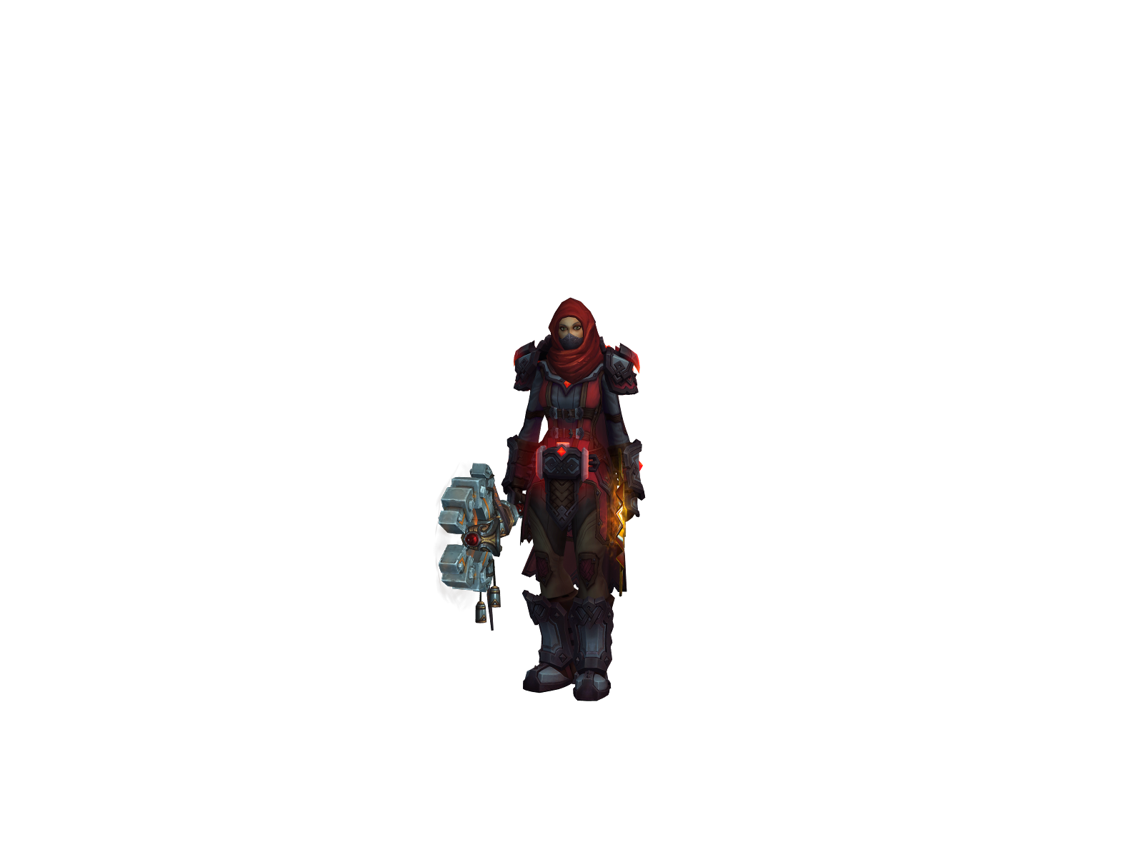 Klonus 3D character render