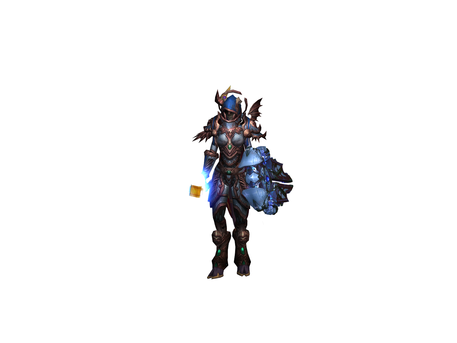 Zevaliia 3D character render