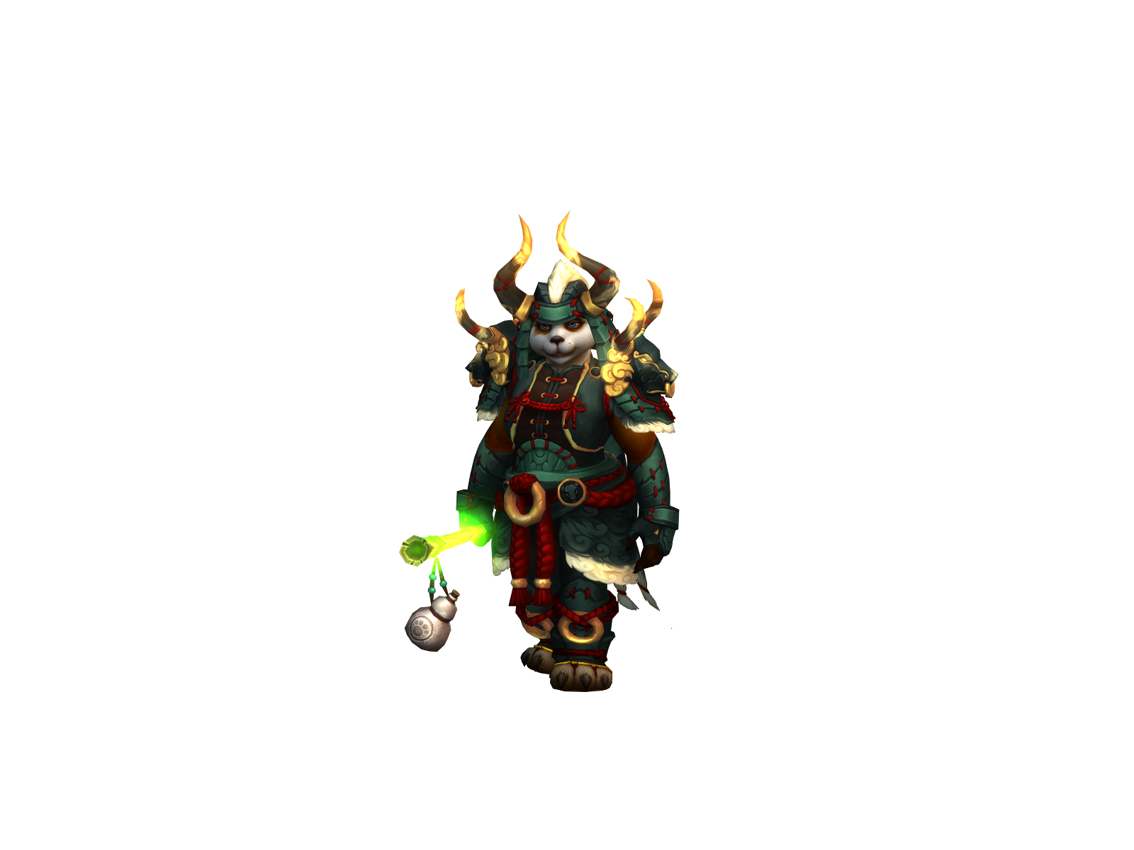 Pandabash 3D character render