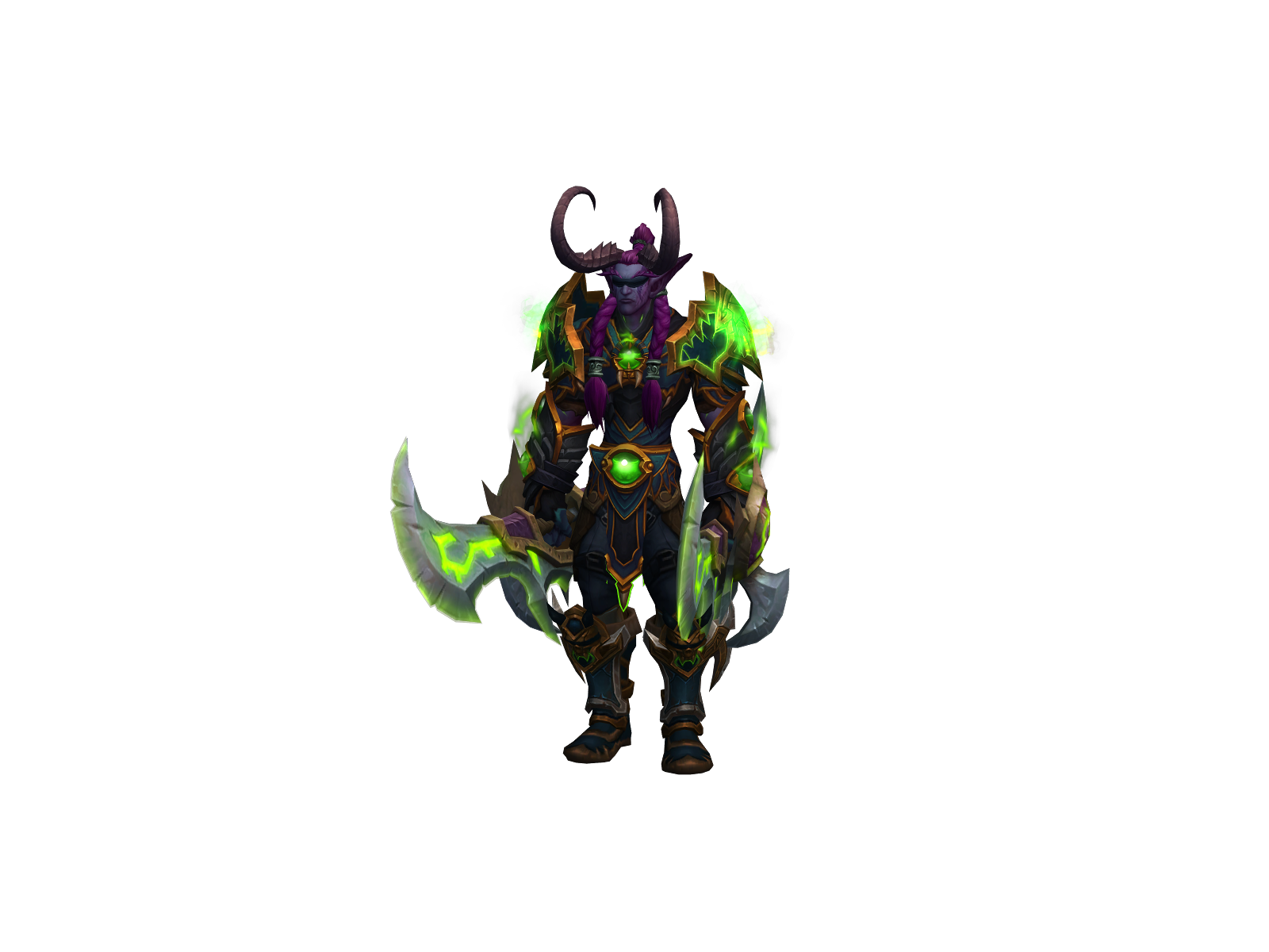 Felwielder 3D character render