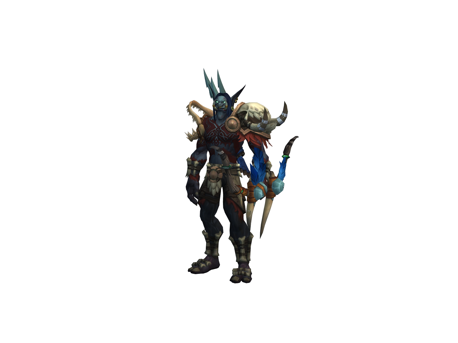 Umbrazul 3D character render