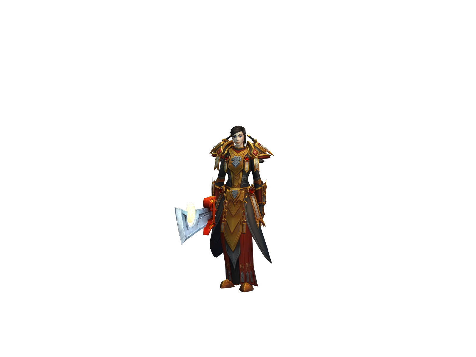 Divinetea 3D character render
