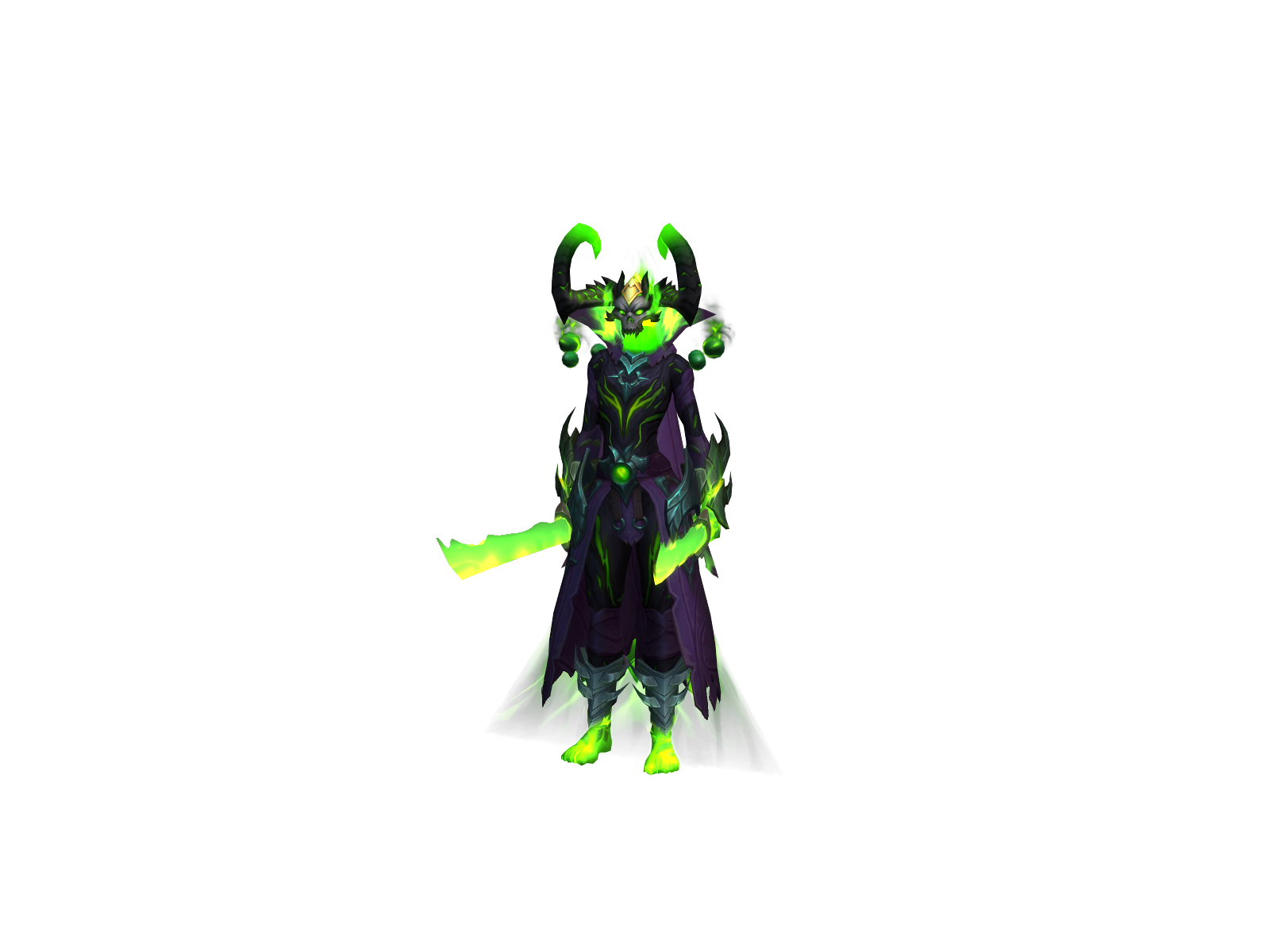 Demonhel 3D character render