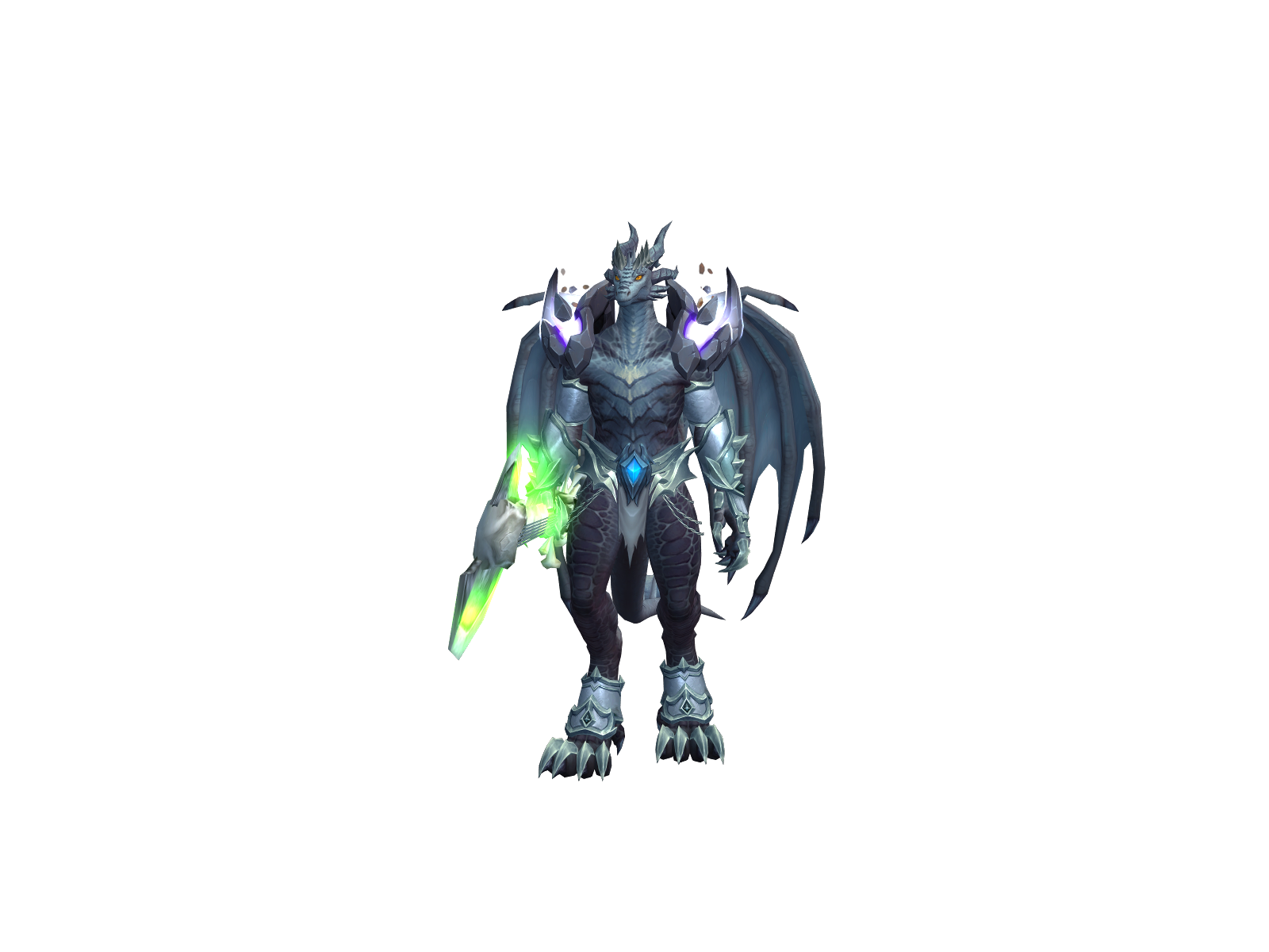 Scales 3D character render