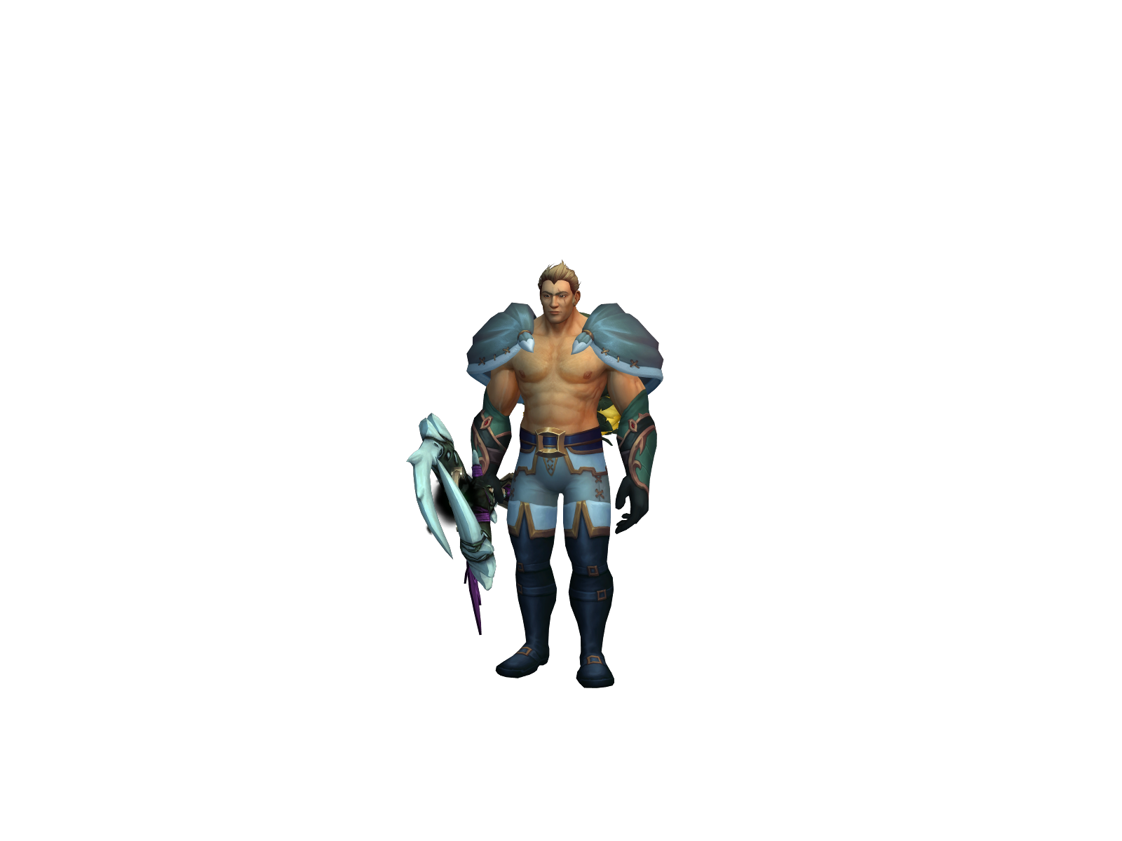 Thedeep 3D character render