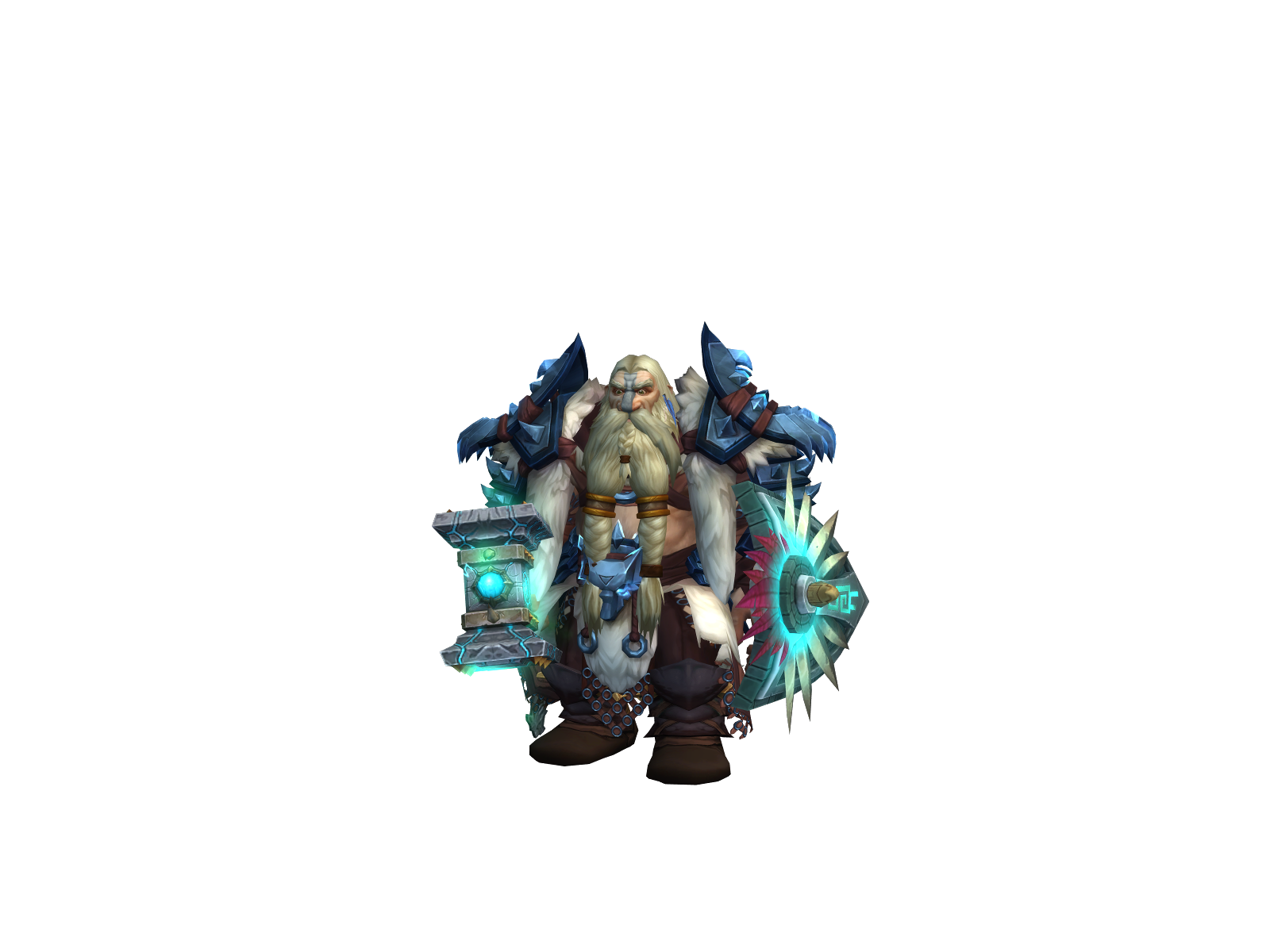 Ginbaris 3D character render