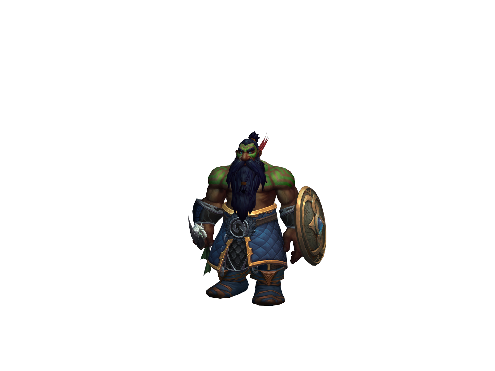 Thundahstahm 3D character render