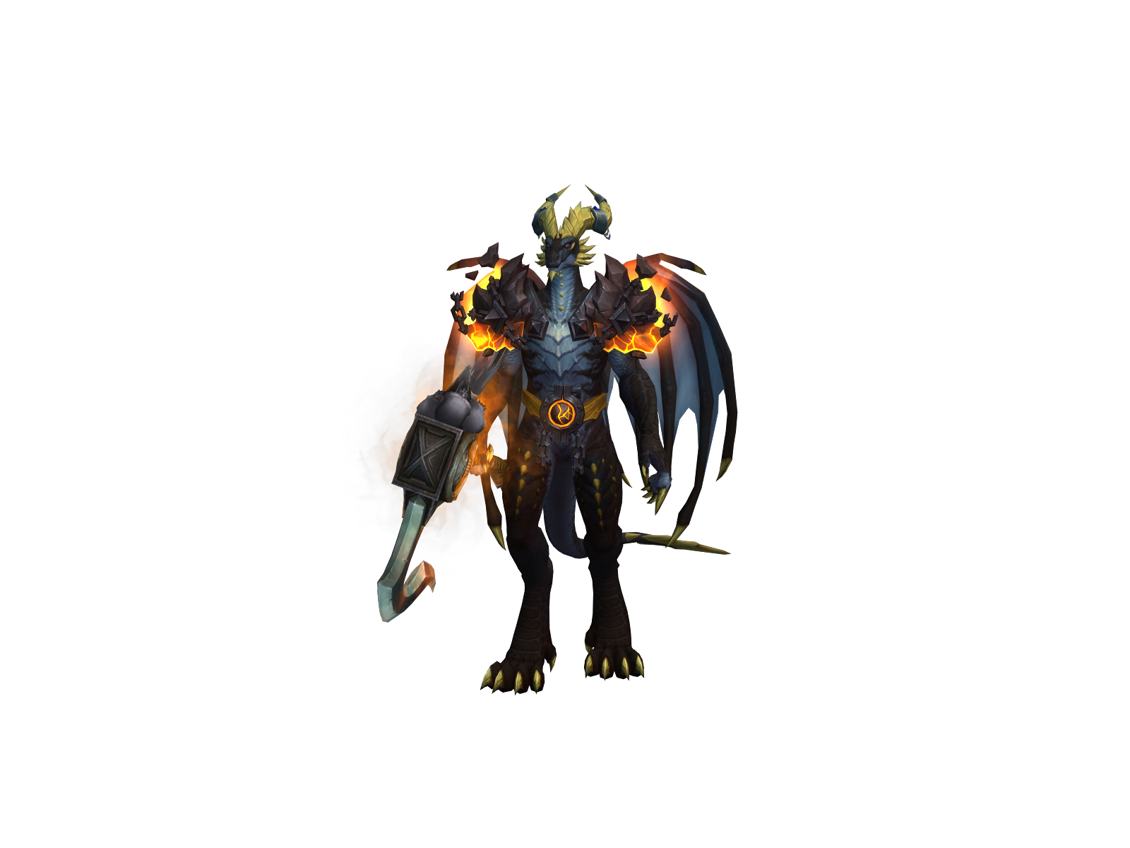Endhell 3D character render