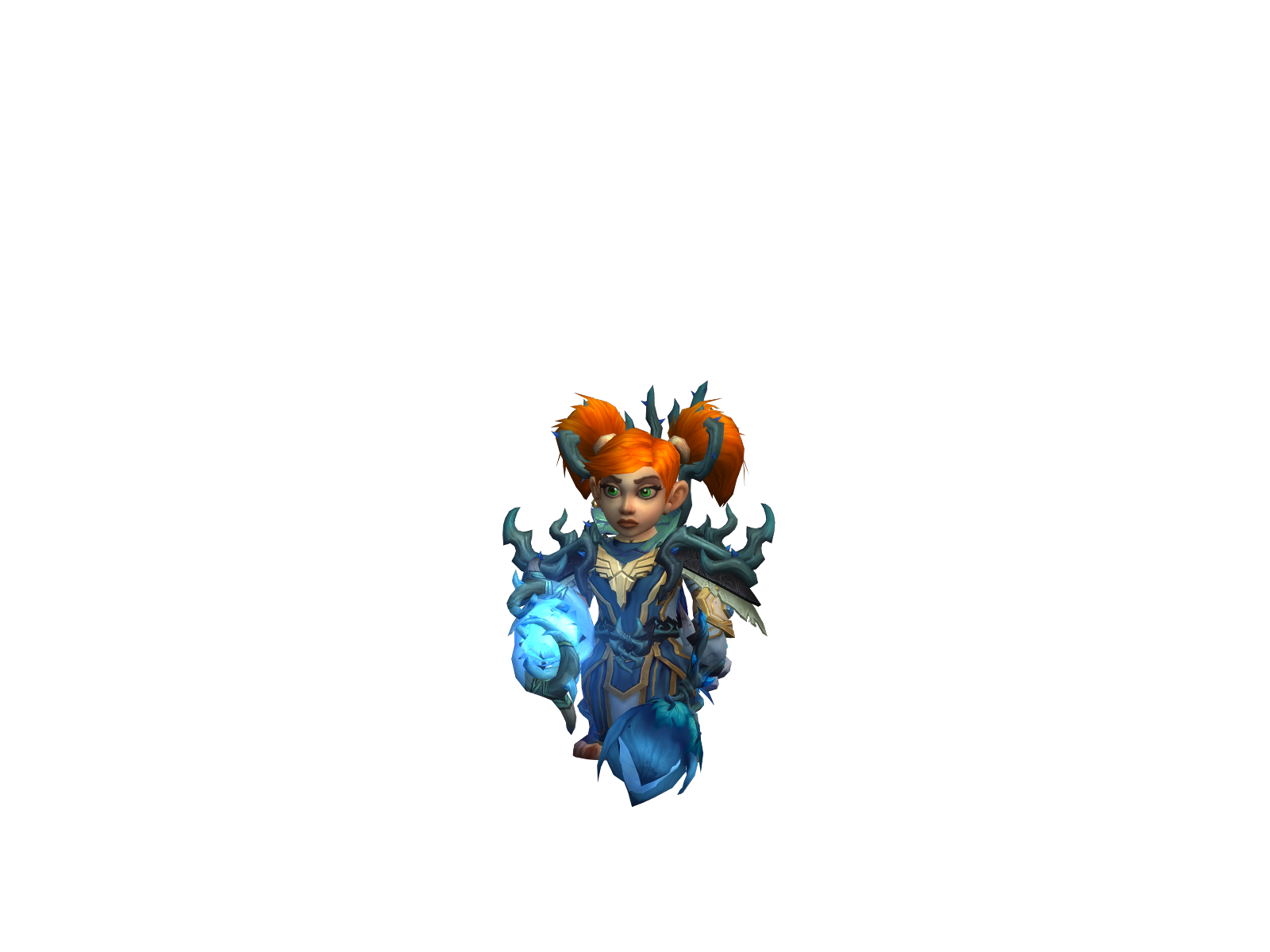 Putes 3D character render