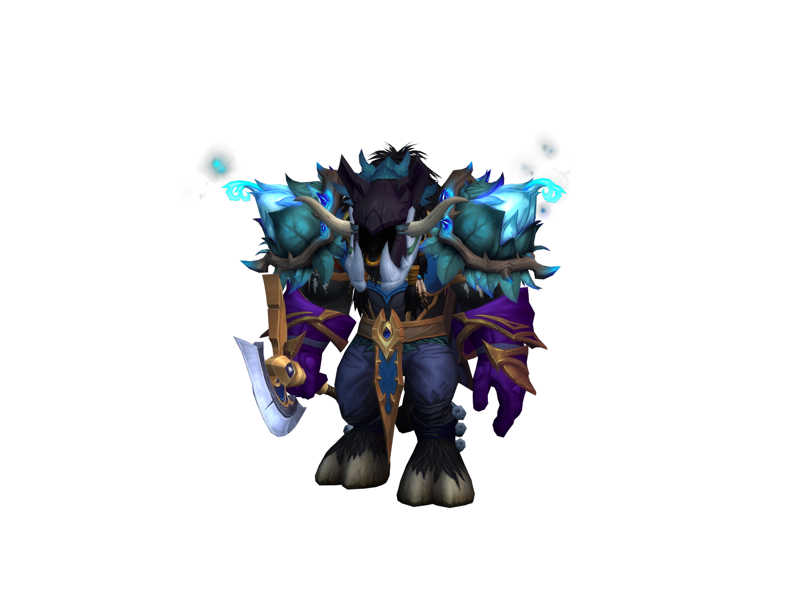 Whaazzferal 3D character render