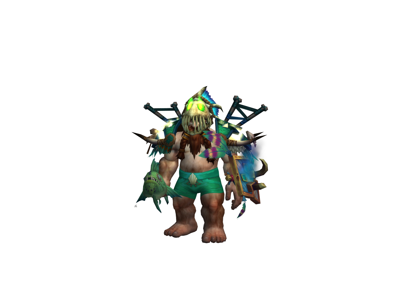 Washêrfluid 3D character render