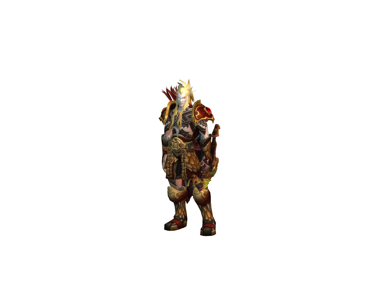 Aelindril 3D character render