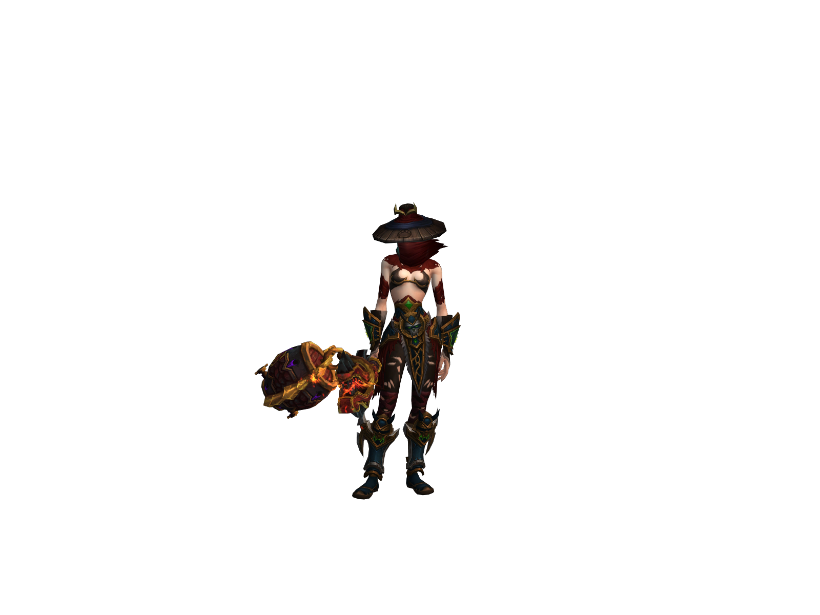 Kônekô 3D character render