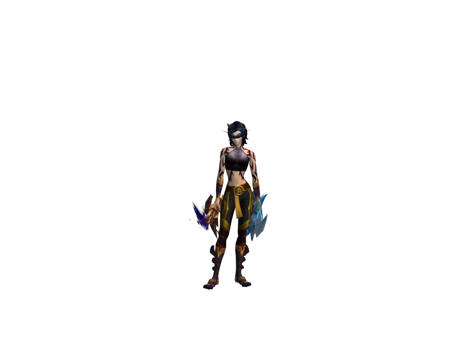 Baneshae 3D character render