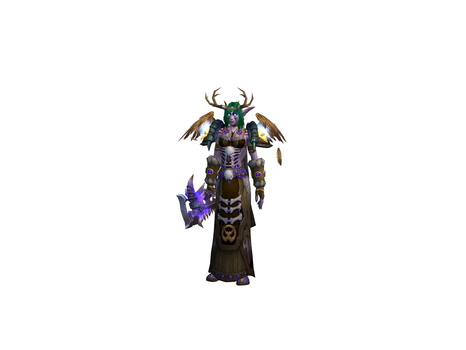 Sylvárae 3D character render