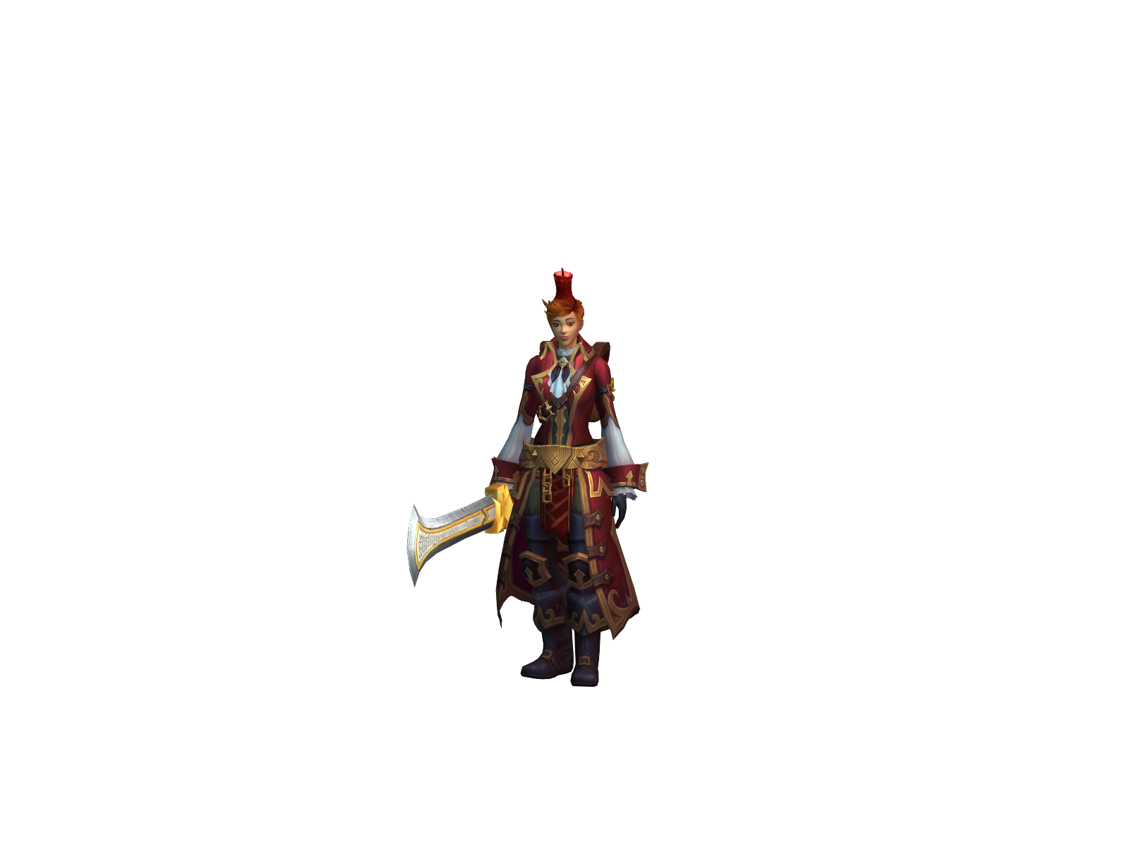 Lélia 3D character render