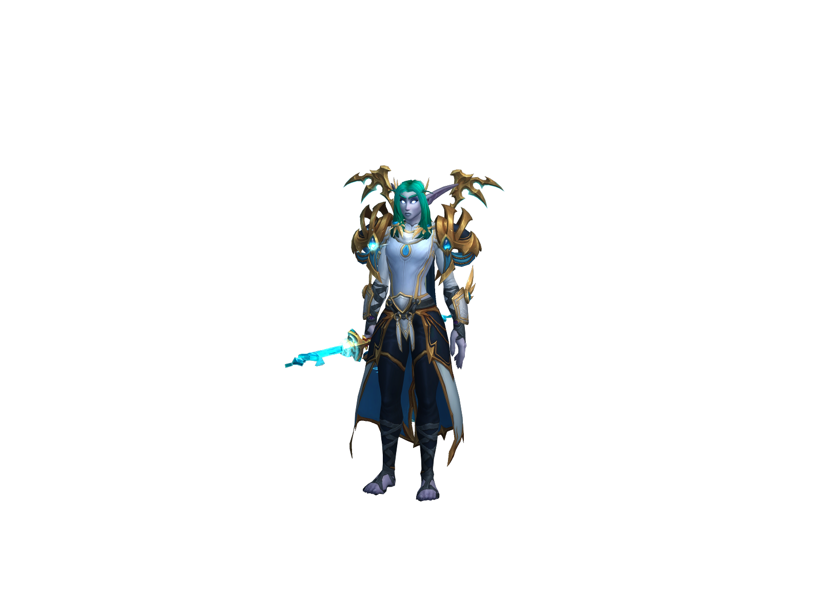 Bluekite 3D character render