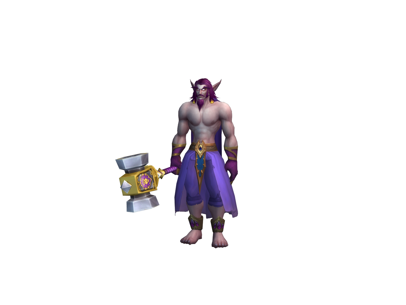 Elderlygent 3D character render