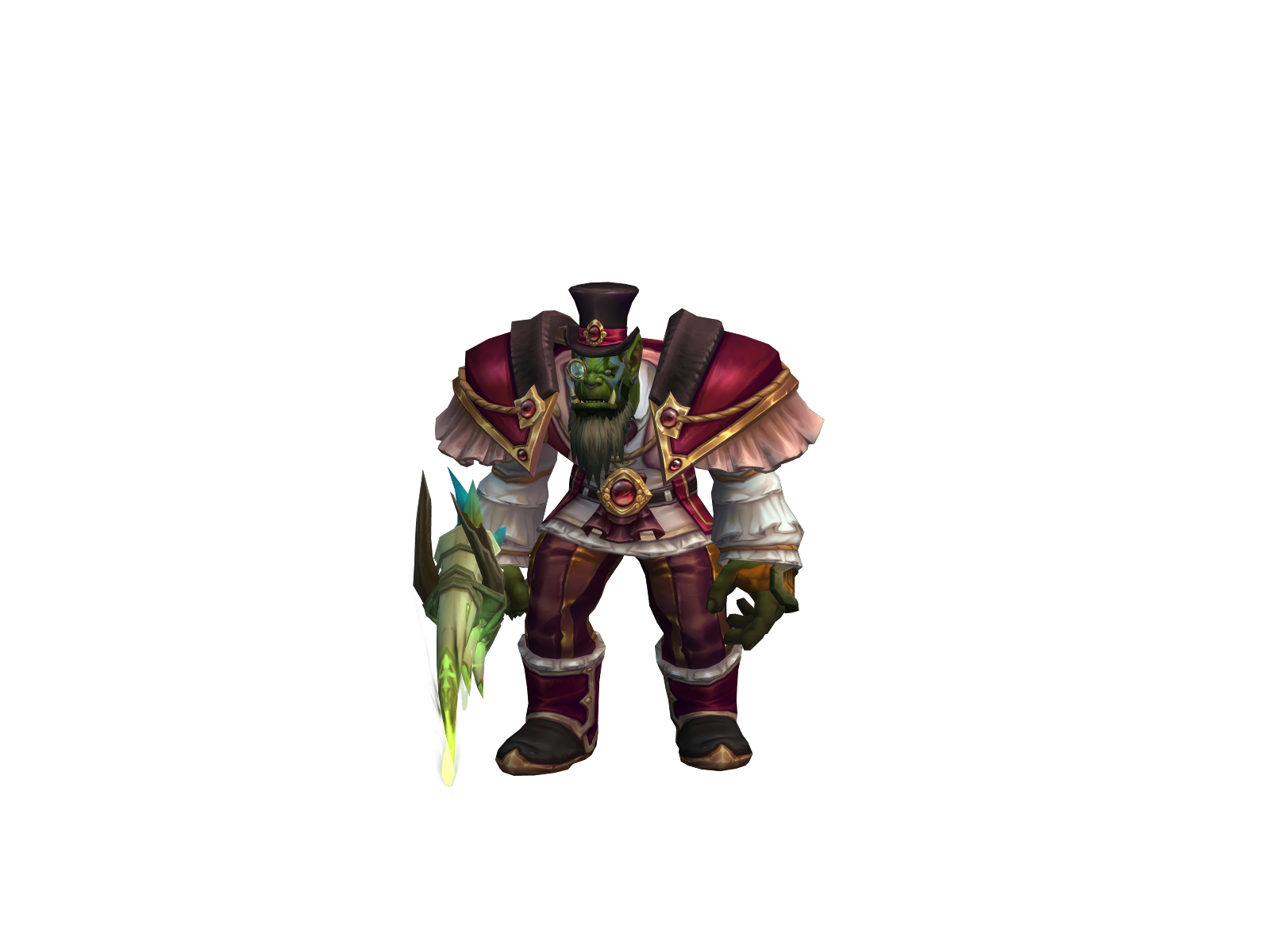 Fohsho 3D character render