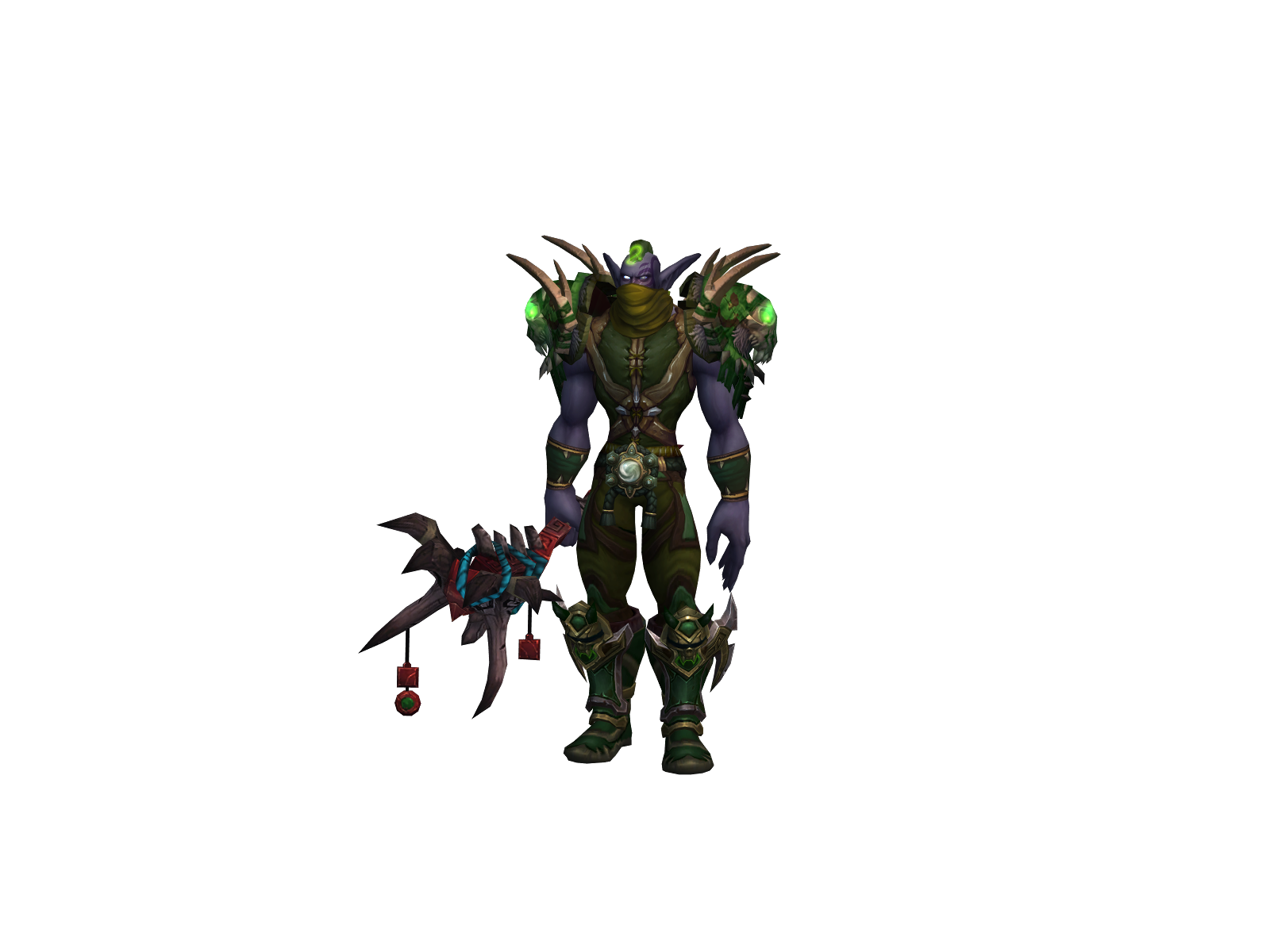 Drueiv 3D character render
