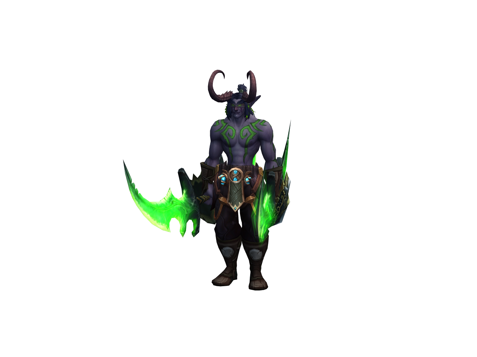 Illïdãñ 3D character render