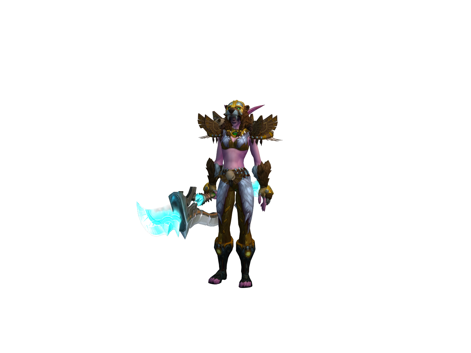 Pretranqair 3D character render