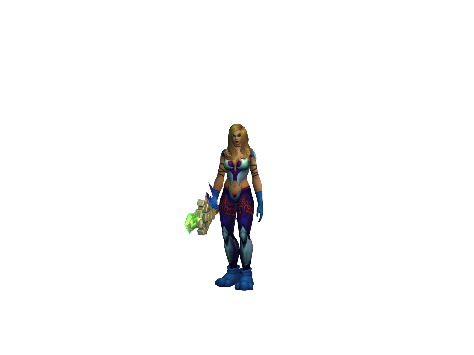 Tbaggin 3D character render