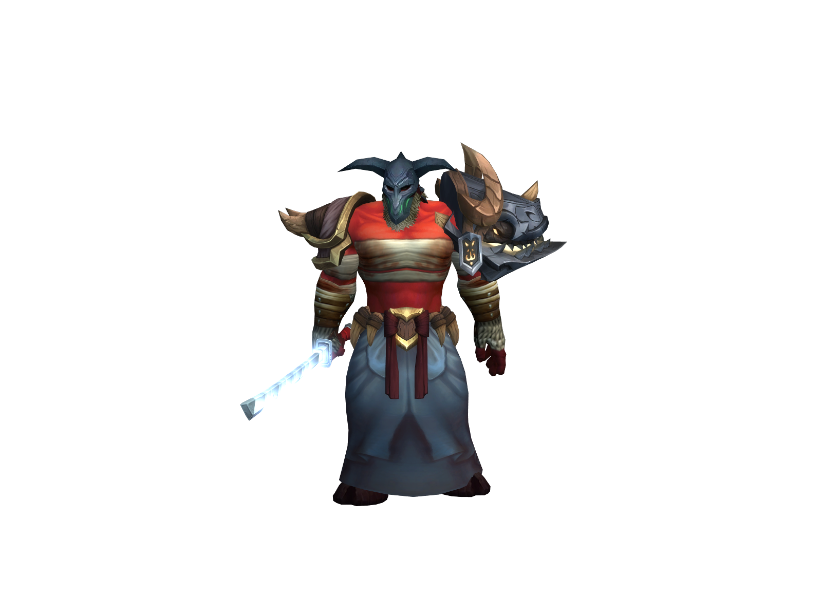 Pocaszord 3D character render
