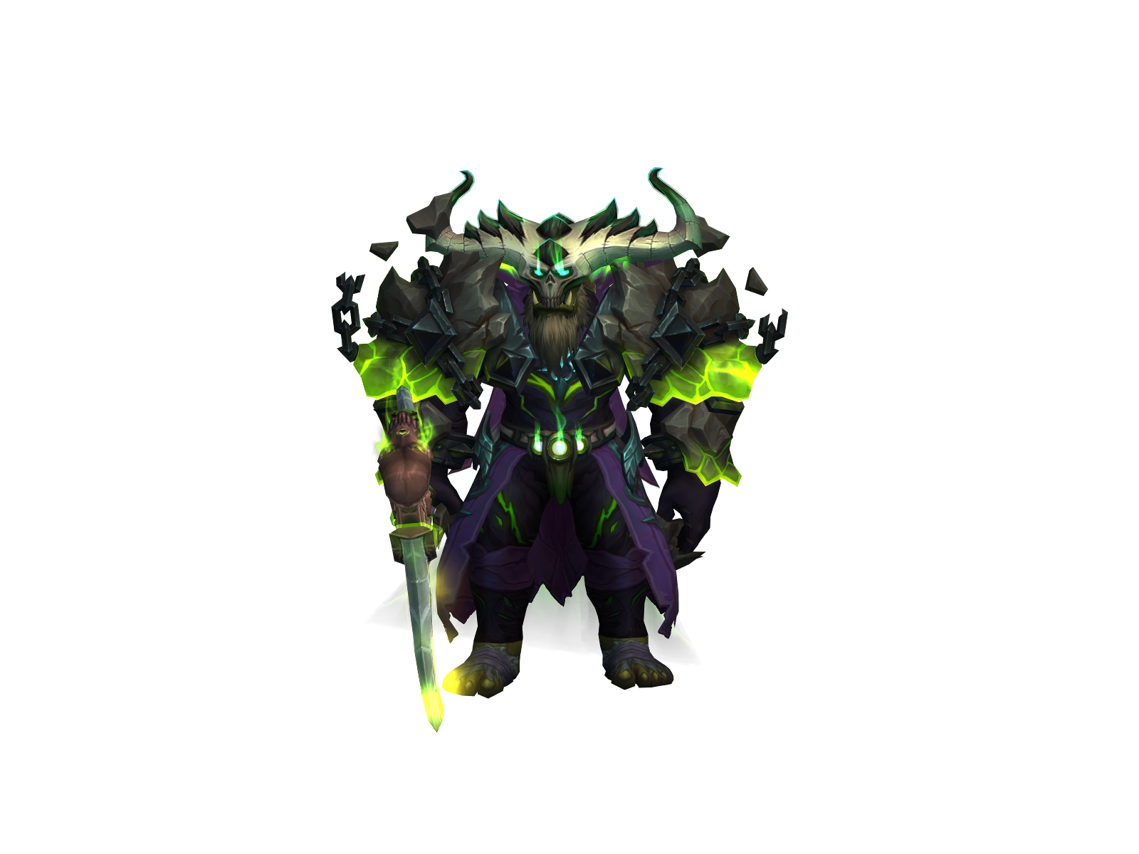 Falconery 3D character render