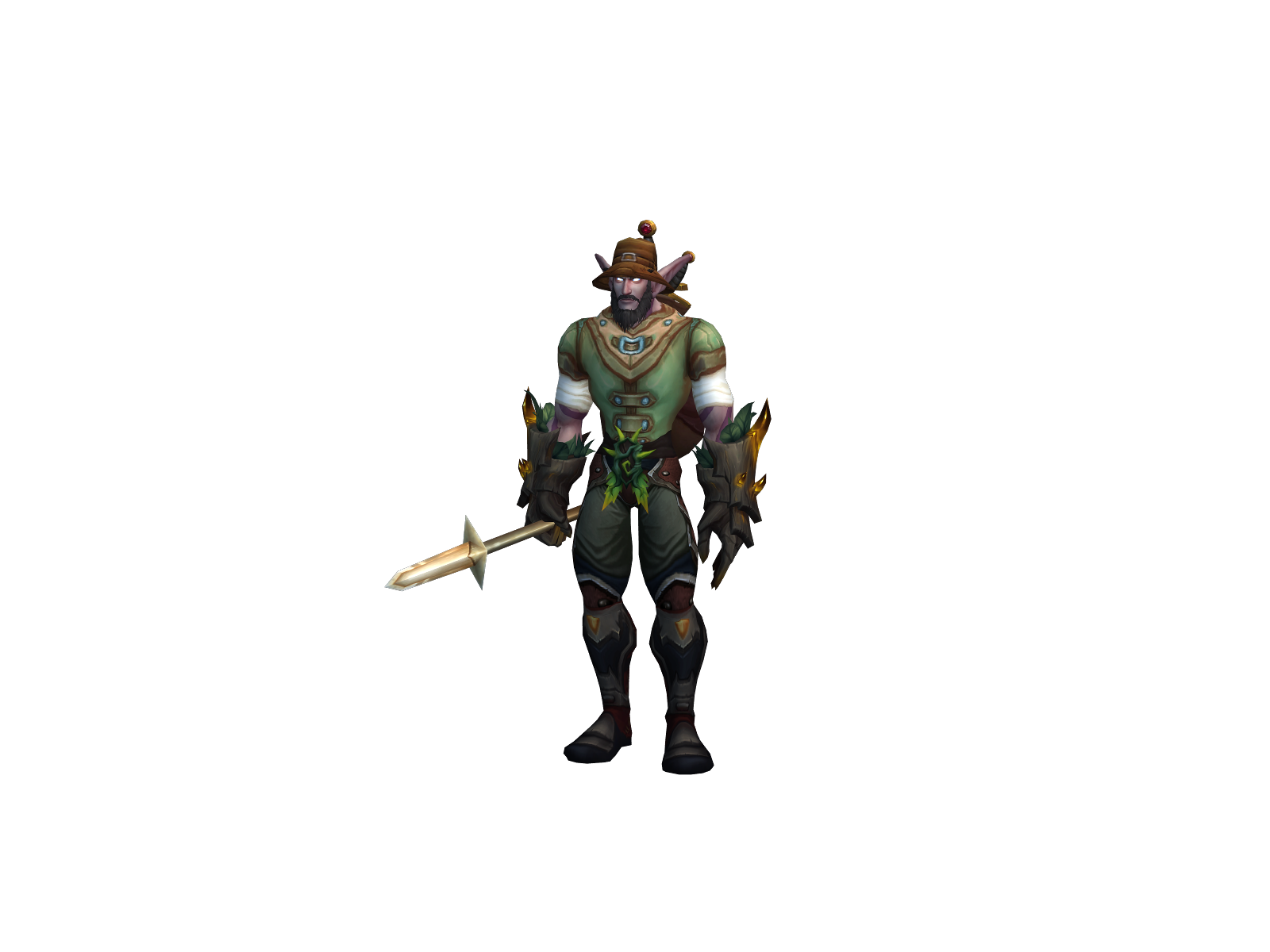 Gødavd 3D character render