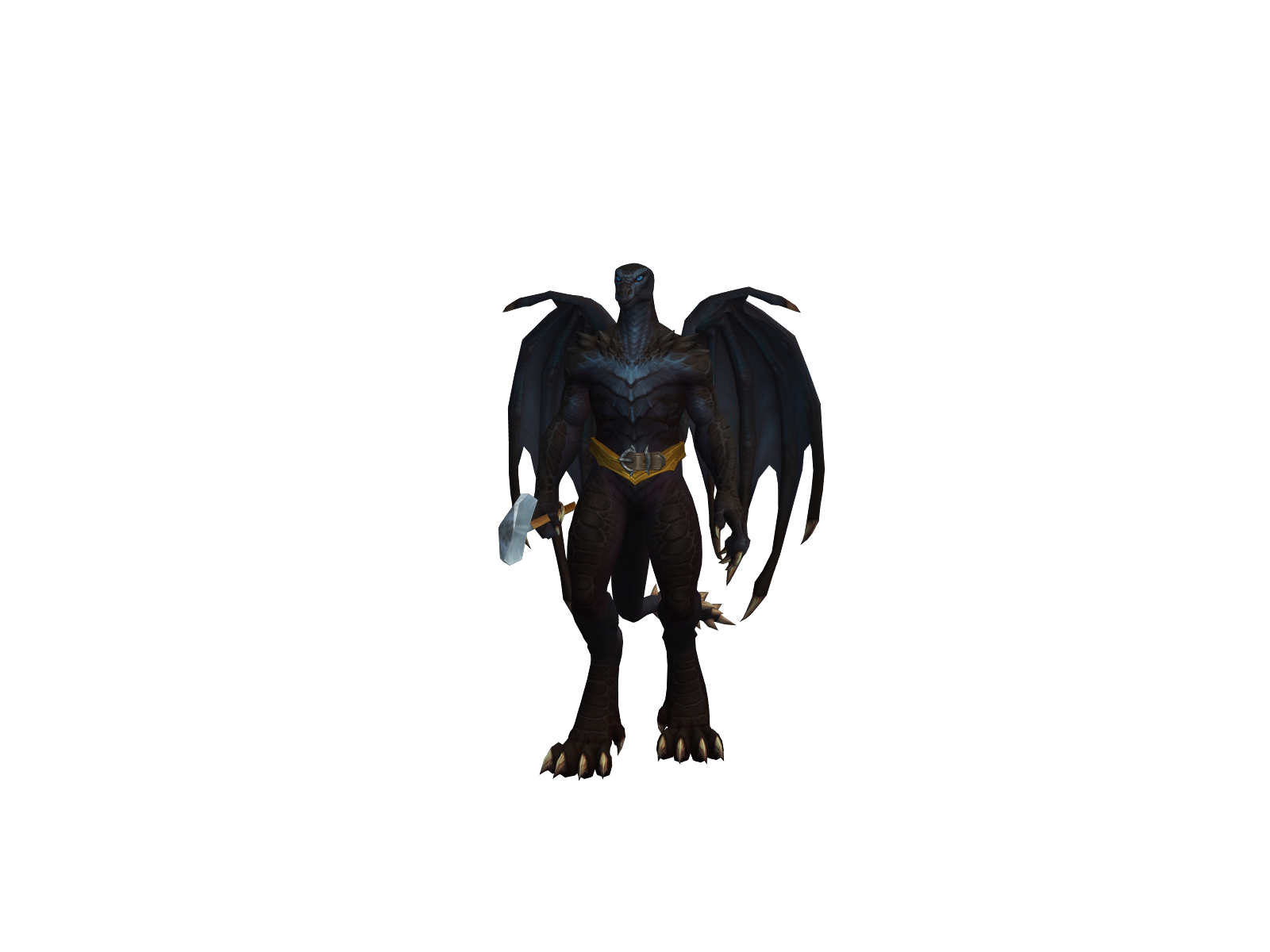 Wingles 3D character render