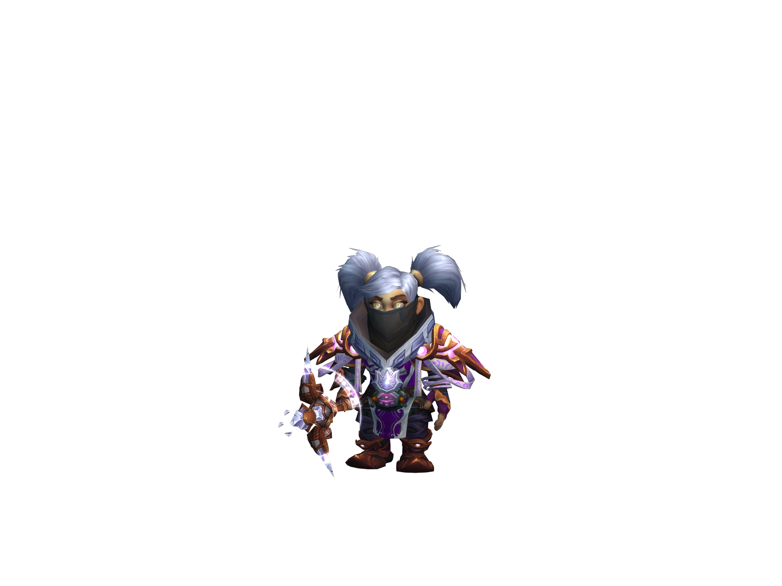 Krixas 3D character render