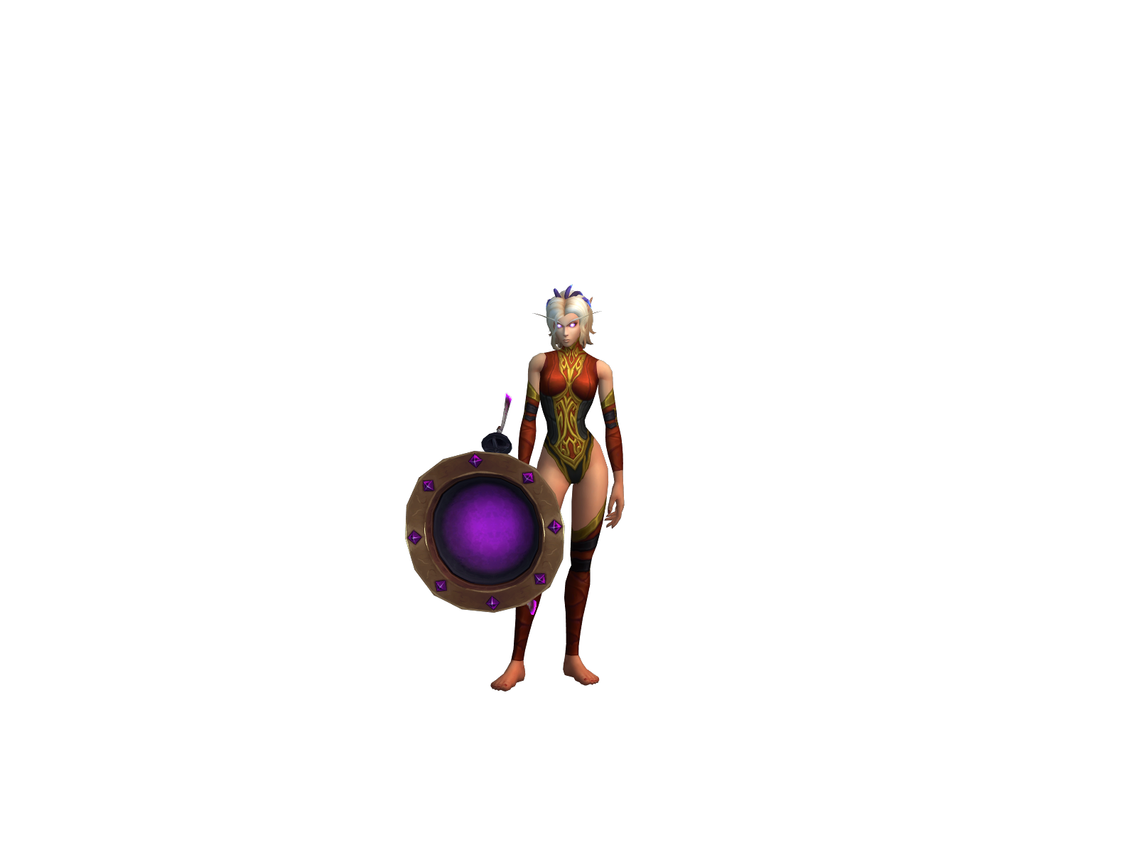 Kagurita 3D character render