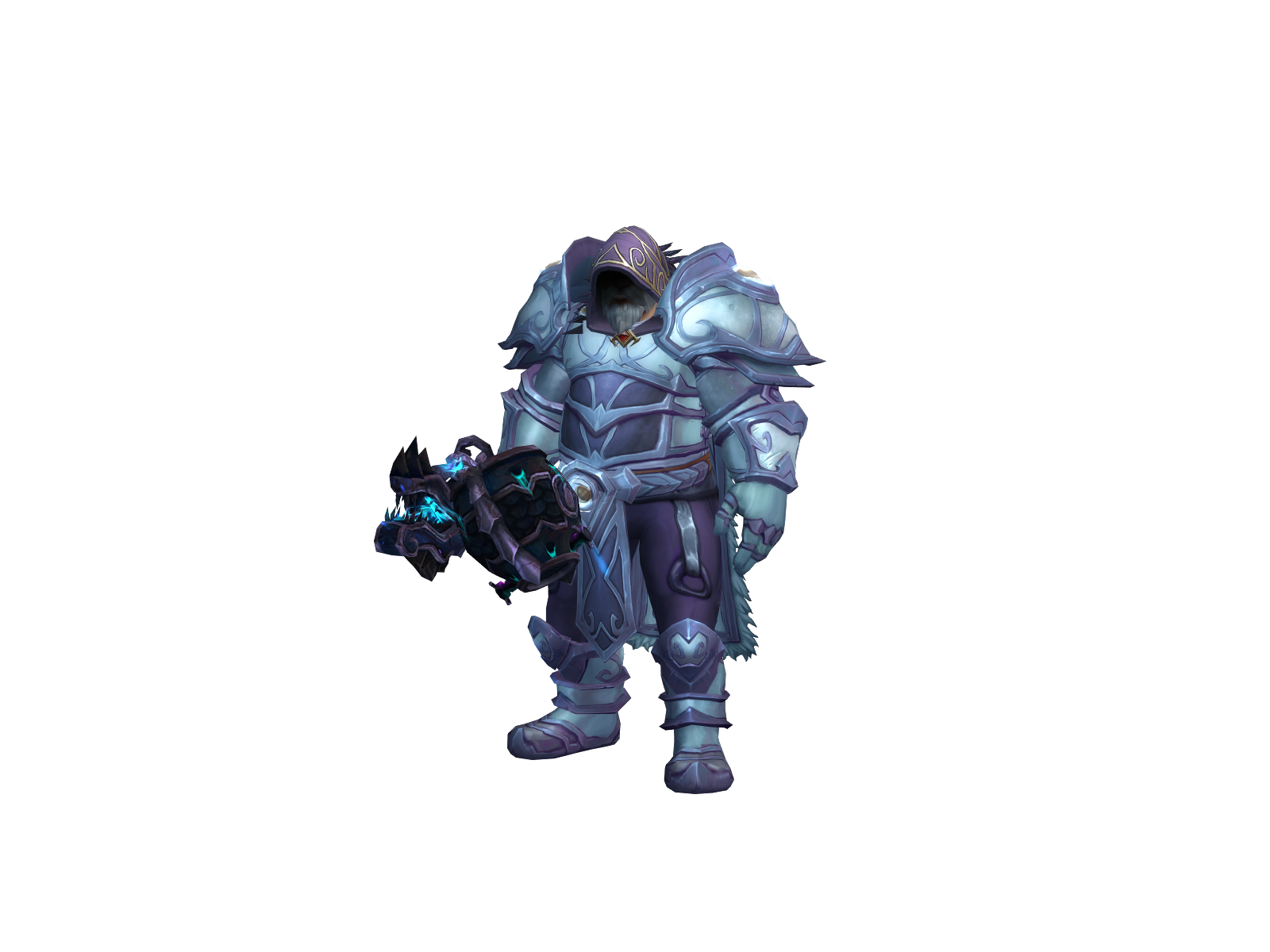 Pauncherello 3D character render